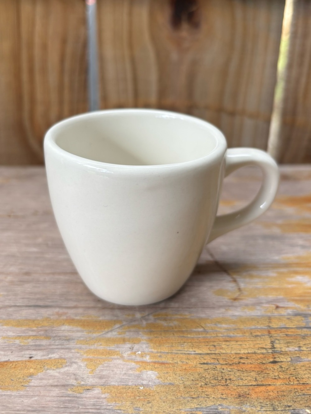 Vintage Buffalo China Off White Demitasse Espresso Cup 3oz